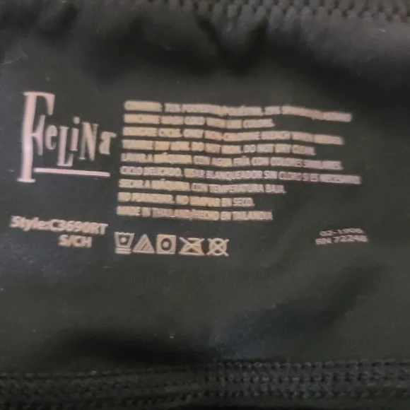 FELINA BLACK LEGGINGS - Picture 2 of 3